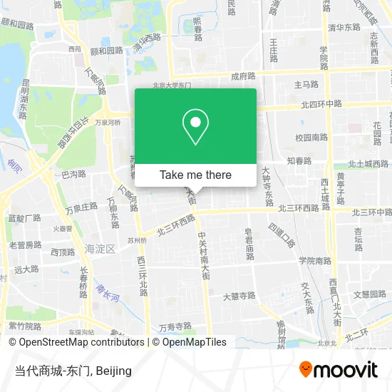 当代商城-东门 map