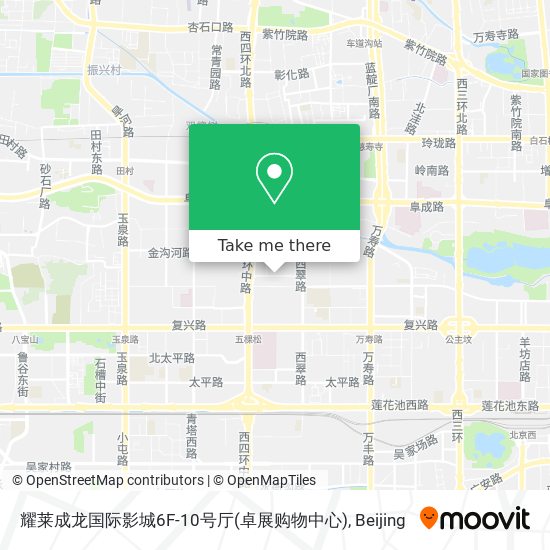 耀莱成龙国际影城6F-10号厅(卓展购物中心) map