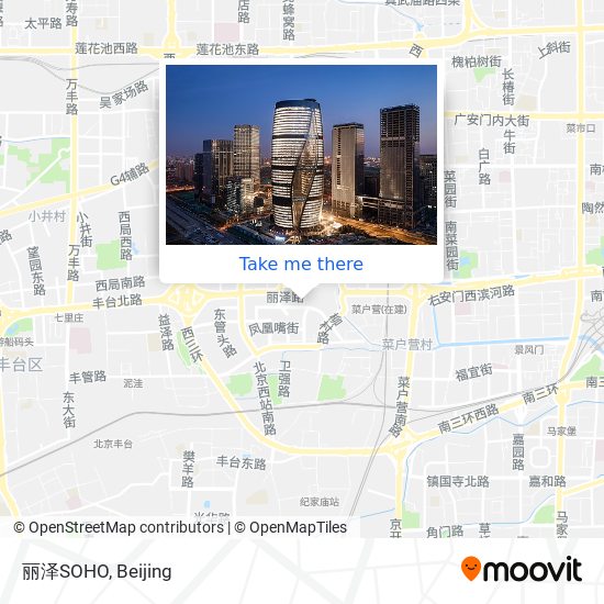 丽泽SOHO map