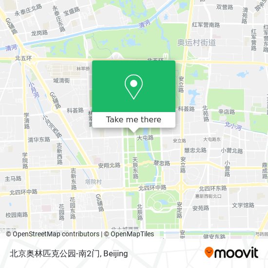 北京奥林匹克公园-南2门 map