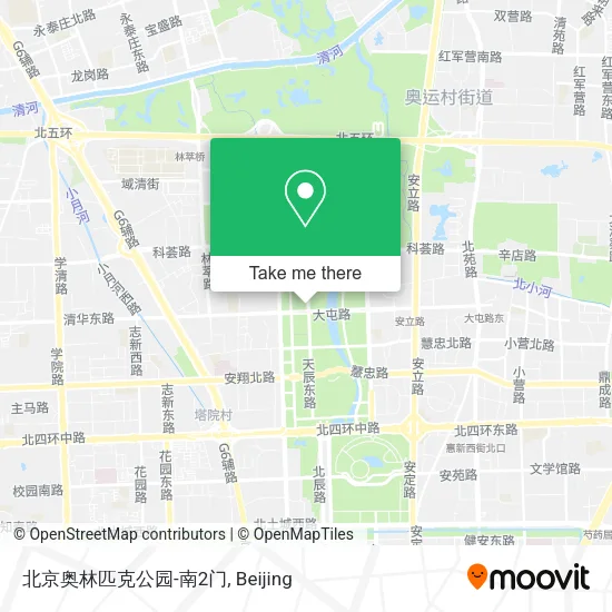 北京奥林匹克公园-南2门 map