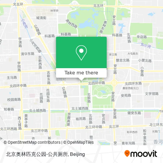 北京奥林匹克公园-公共厕所 map