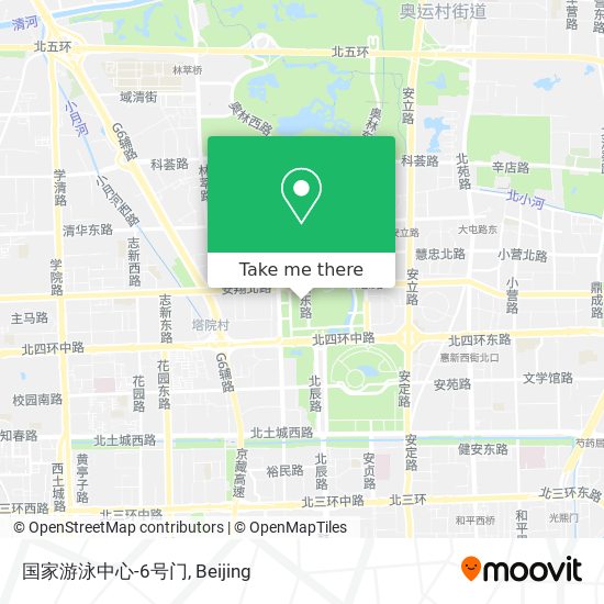 国家游泳中心-6号门 map