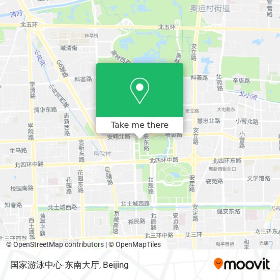 国家游泳中心-东南大厅 map
