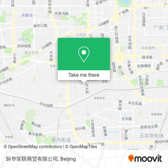 际华军联商贸有限公司 map
