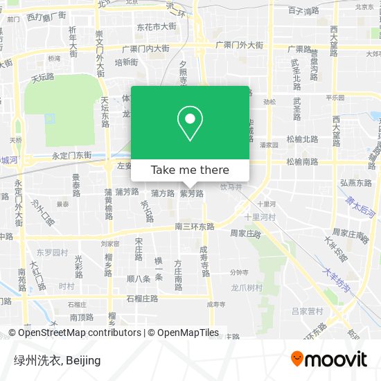 绿州洗衣 map