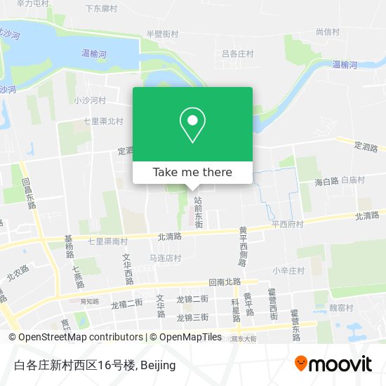 白各庄新村西区16号楼 map