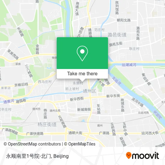 永顺南里1号院-北门 map