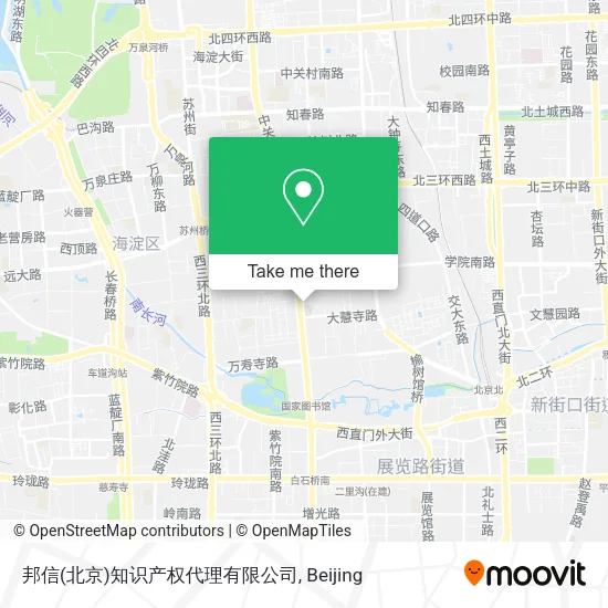 邦信(北京)知识产权代理有限公司 map