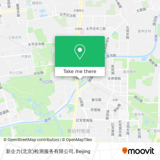 新企力(北京)检测服务有限公司 map