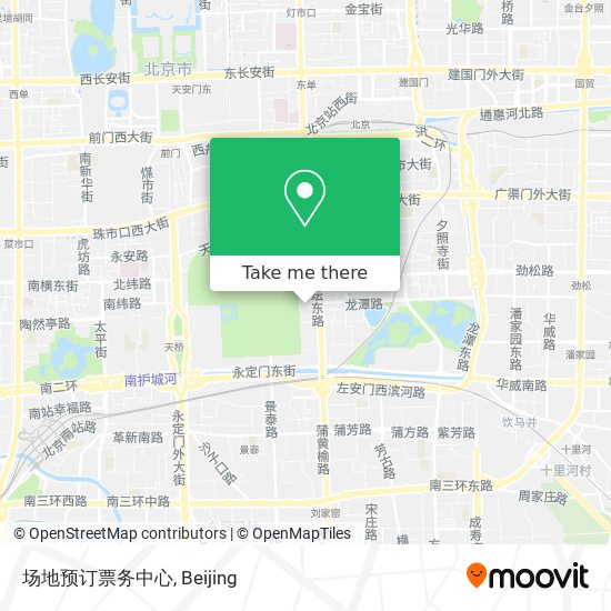 场地预订票务中心 map