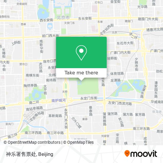 神乐署售票处 map