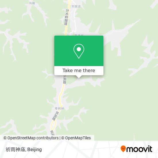 祈雨神庙 map
