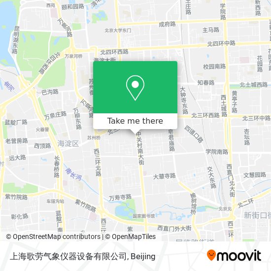 上海歌劳气象仪器设备有限公司 map