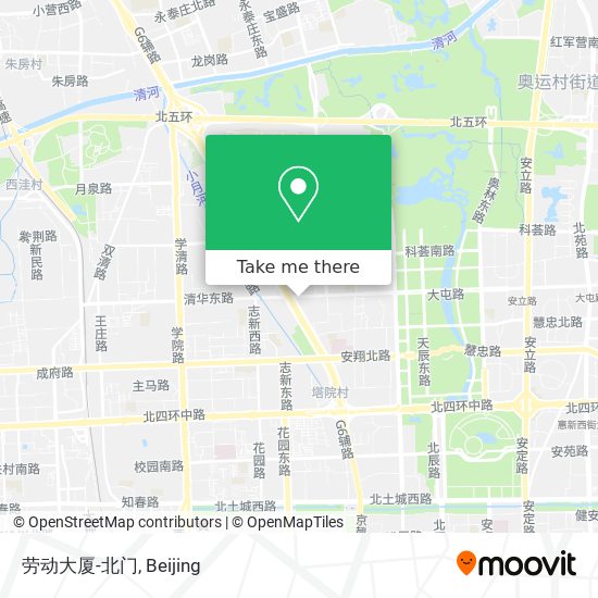 劳动大厦-北门 map