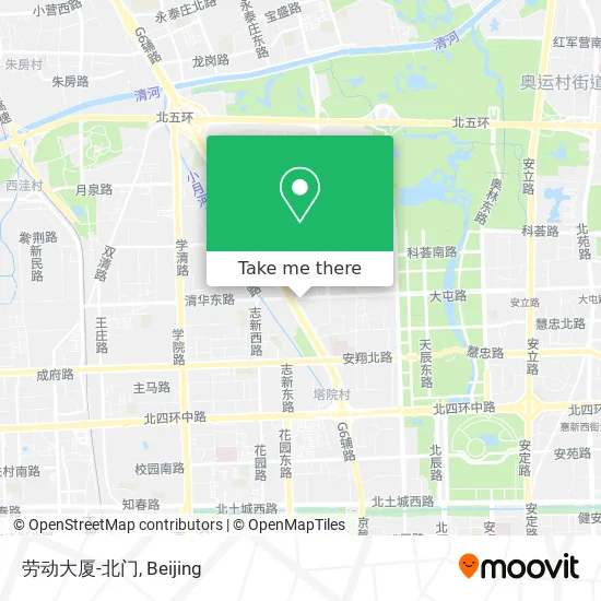 劳动大厦-北门 map