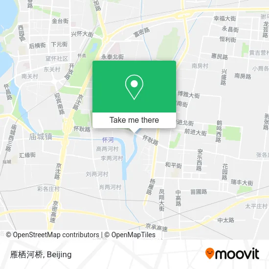 雁栖河桥 map