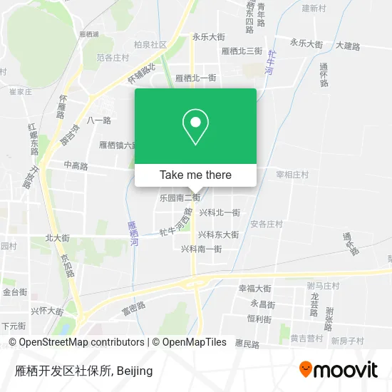 雁栖开发区社保所 map