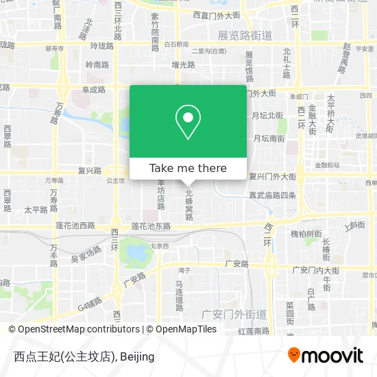 西点王妃(公主坟店) map