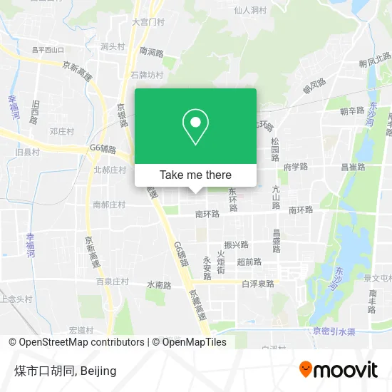 煤市口胡同 map