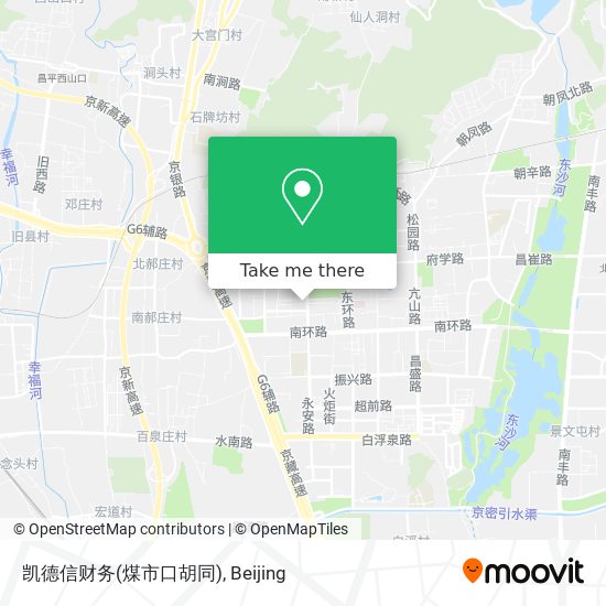 凯德信财务(煤市口胡同) map