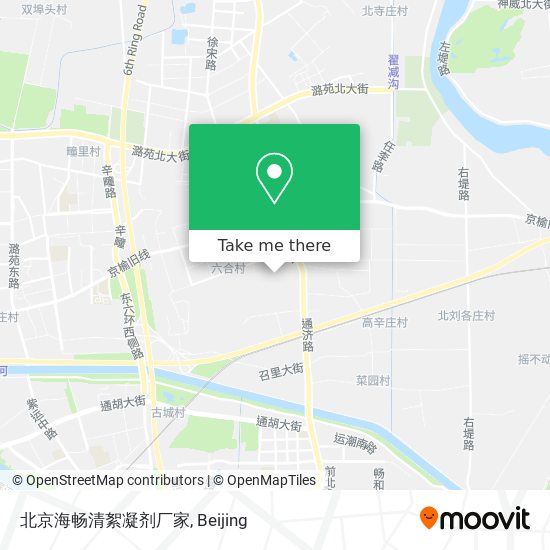 北京海畅清絮凝剂厂家 map
