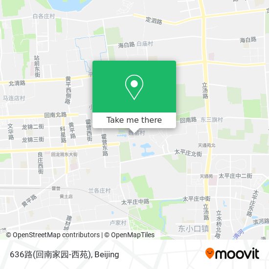 636路(回南家园-西苑) map