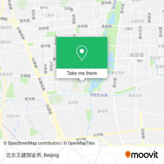 北京王建国诊所 map
