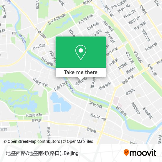 地盛西路/地盛南街(路口) map