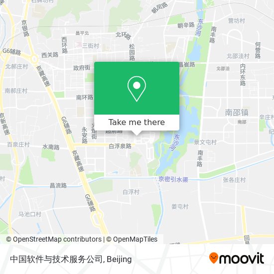中国软件与技术服务公司 map