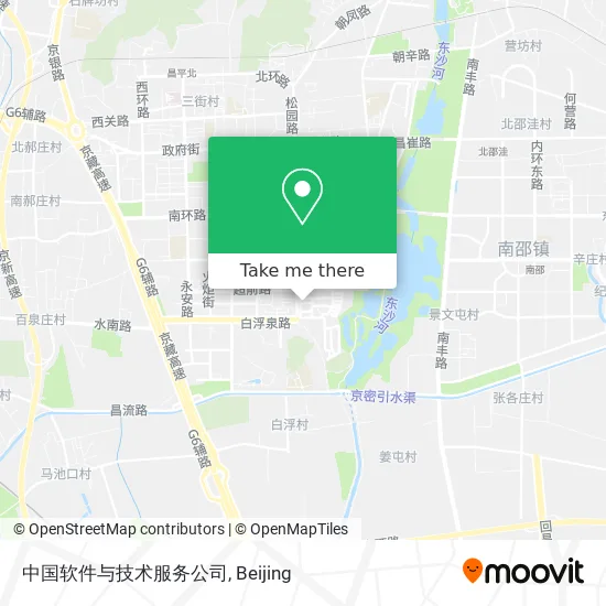 中国软件与技术服务公司 map