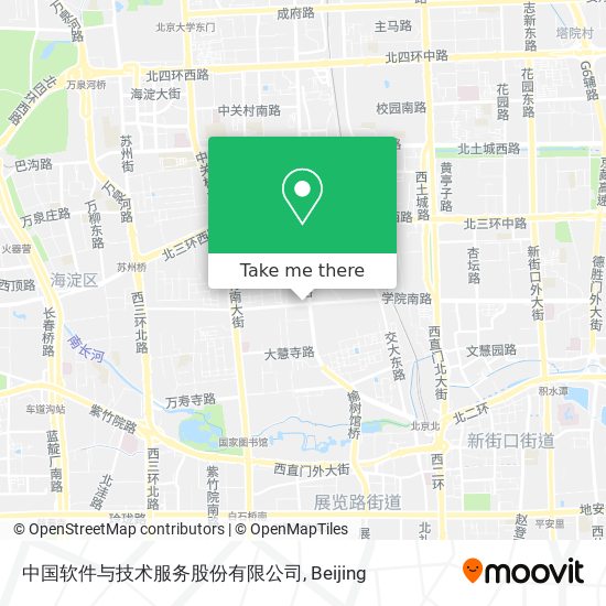 中国软件与技术服务股份有限公司 map