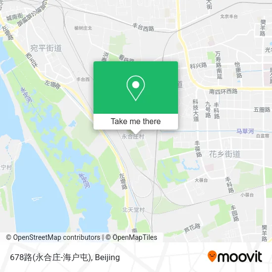 678路(永合庄-海户屯) map