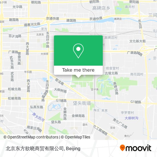 北京东方欲晓商贸有限公司 map