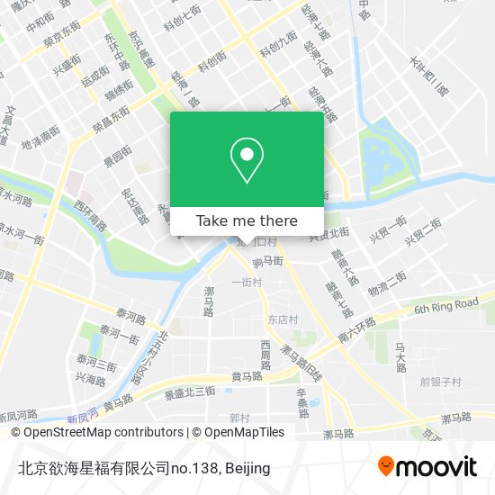 北京欲海星福有限公司no.138 map