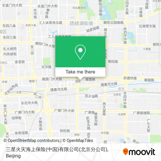 三星火灾海上保险(中国)有限公司(北京分公司) map