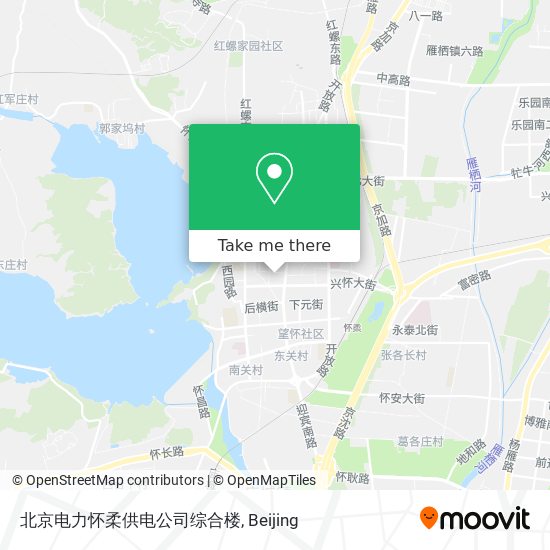 北京电力怀柔供电公司综合楼 map