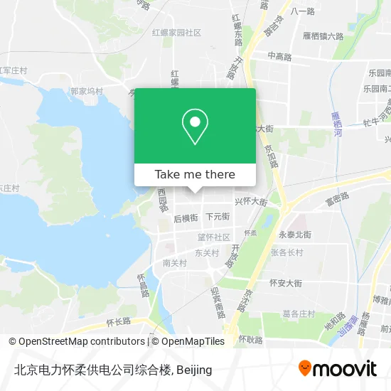 北京电力怀柔供电公司综合楼 map