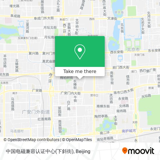 中国电磁兼容认证中心(下斜街) map