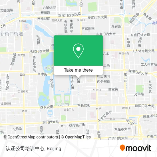 认证公司培训中心 map