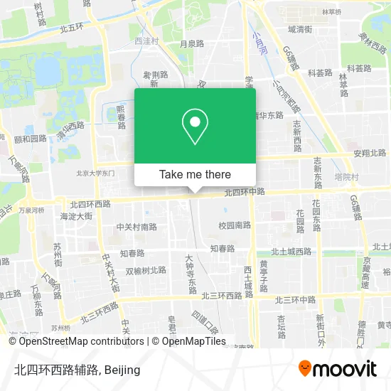 北四环西路辅路 map