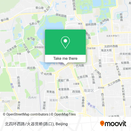 北四环西路/火器营桥(路口) map