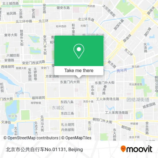 北京市公共自行车No.01131 map