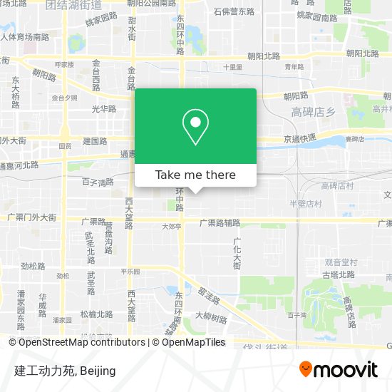 建工动力苑 map
