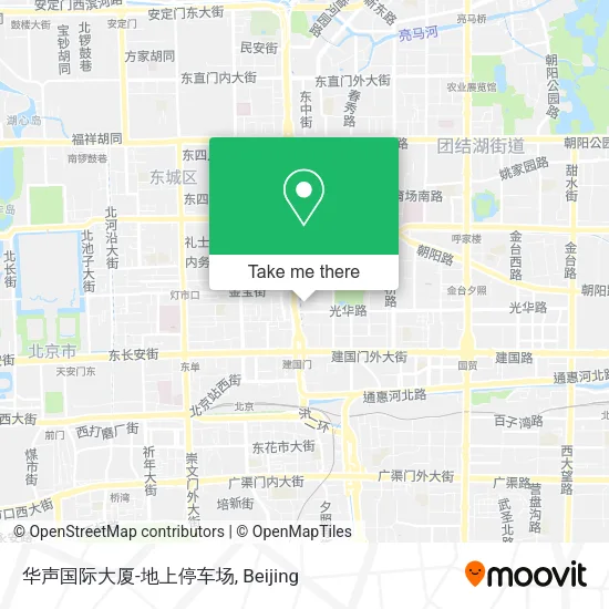 华声国际大厦-地上停车场 map