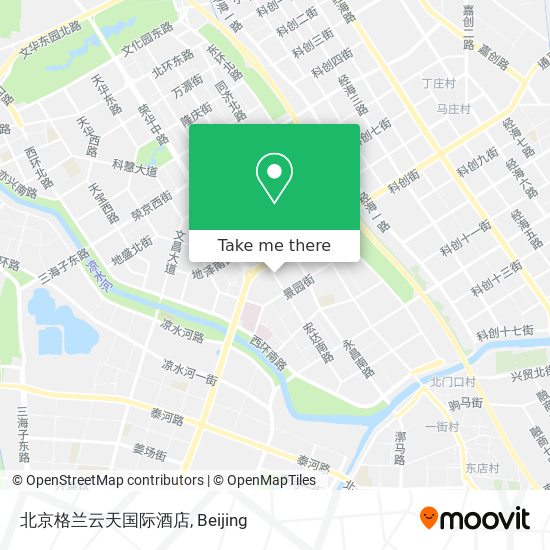 北京格兰云天国际酒店 map