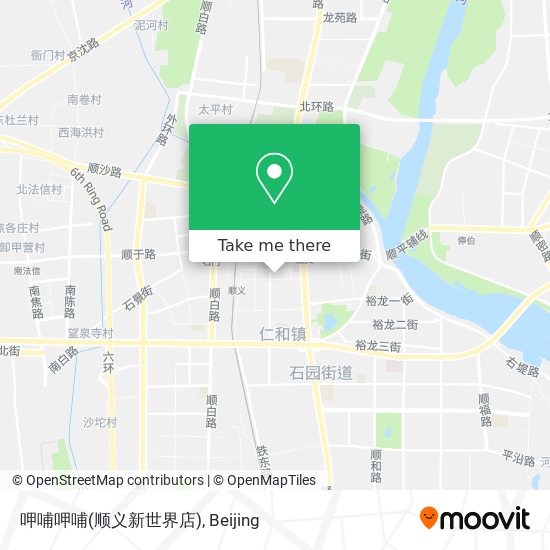 呷哺呷哺(顺义新世界店) map