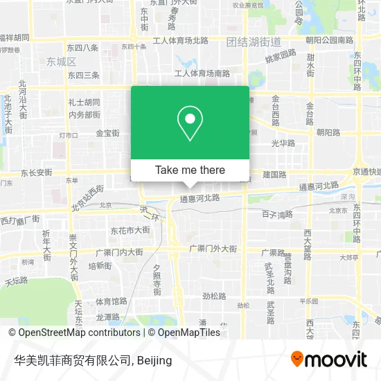华美凯菲商贸有限公司 map