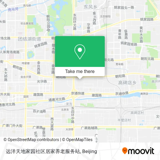 远洋天地家园社区居家养老服务站 map