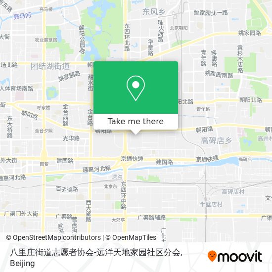 八里庄街道志愿者协会-远洋天地家园社区分会 map